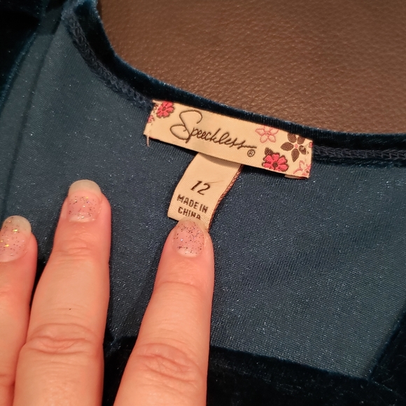 SOLD - Teal party dress - Picture 4 of 7